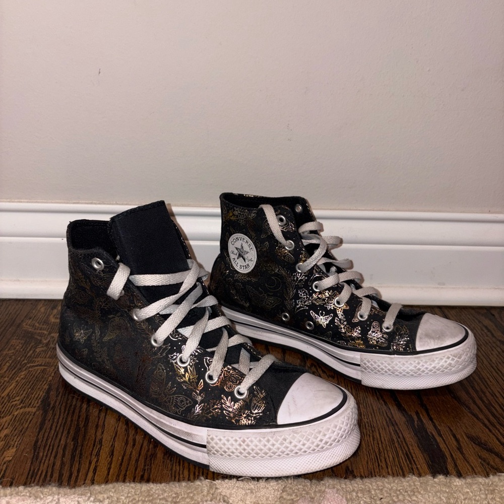 Converse Chuck Taylor All Star Eva Lift Platform Butterfly Sneakers 6